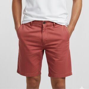Bonobos‎ Men's Red Chino Shorts Size 35 9" Inseam Casual Summer Wear